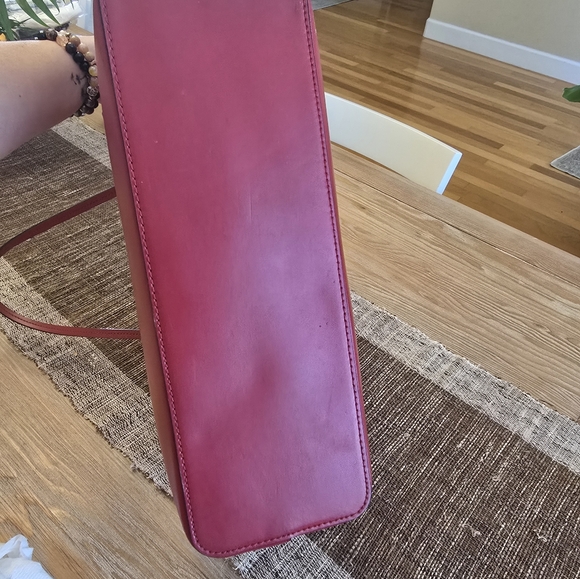 Kate Spade Red Leather Tote - Picture 7 of 9